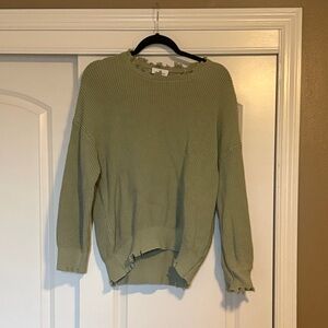 Women's Green distressed Sweater
